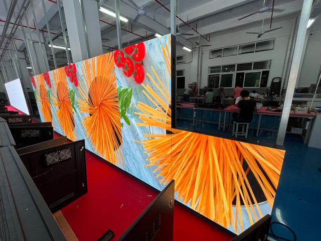 Pantalla de visualización de vídeo digital LED P2.5 montada en la pared para interiores