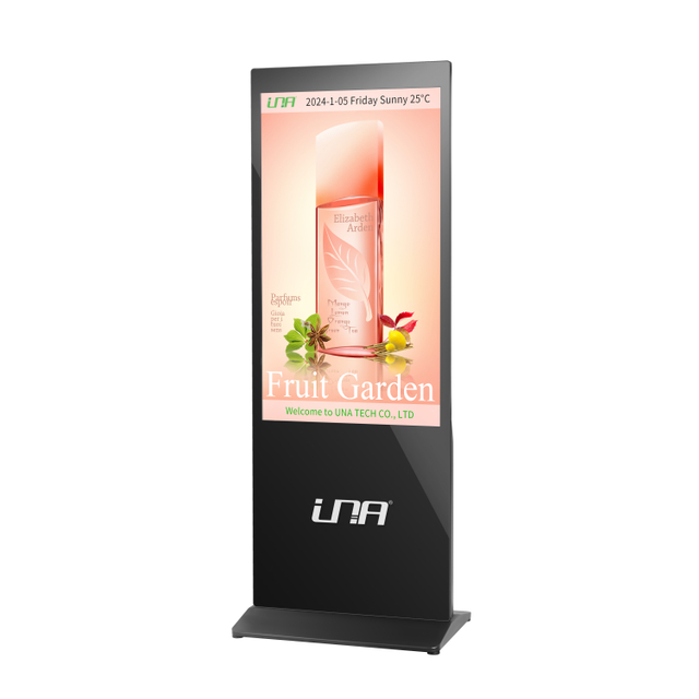 Pantalla de panel de vídeo LCD fija de estación 2K de tienda bancaria