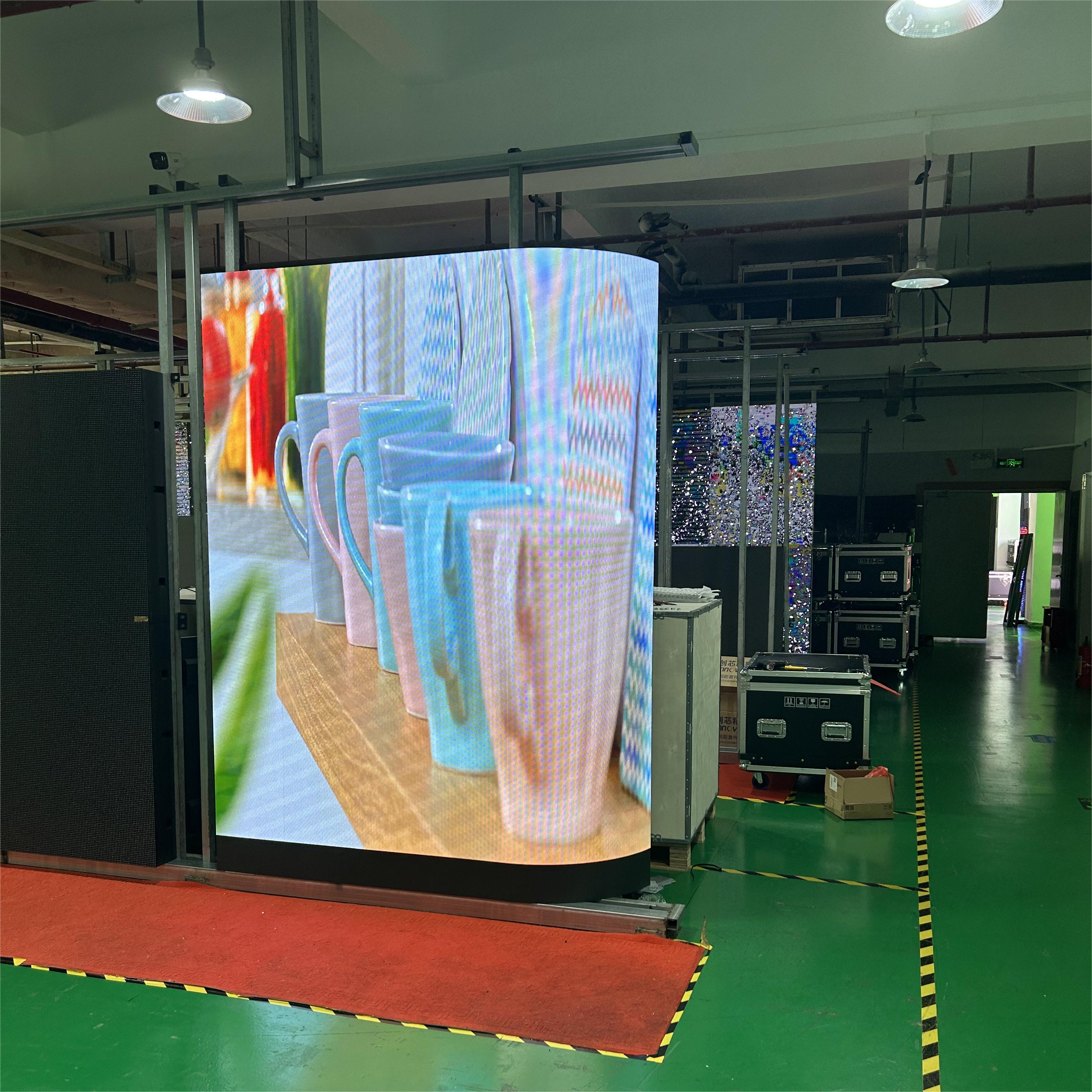 Estación de pantalla LED suave Metro Pantalla de vídeo digital