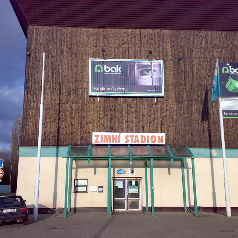 Cartelera de prismas móviles triples de aluminio montada en la pared para exteriores