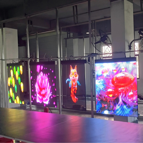 Pantalla holográfica colgante del cartel de la exhibición transparente de Flim 3D LED