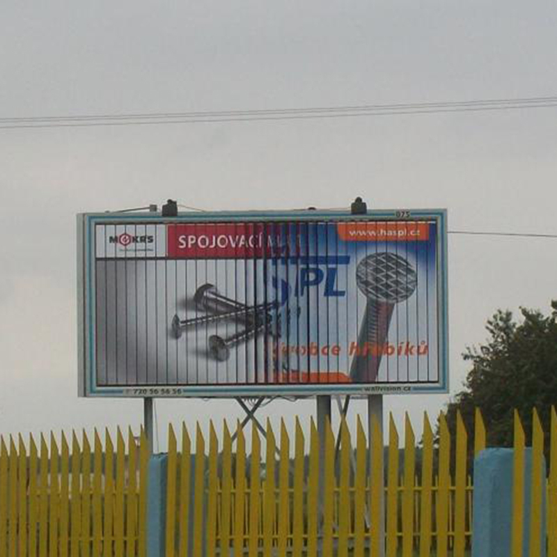 Cartelera de Trivision de prismas triangulares giratorios de aluminio para exteriores