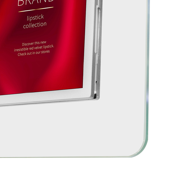 Barra de visualización de pantalla digital de panel de video de vidrio colgante