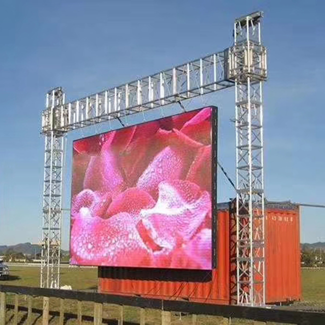 Tablero de alquiler de pantalla de video LED móvil para eventos al aire libre