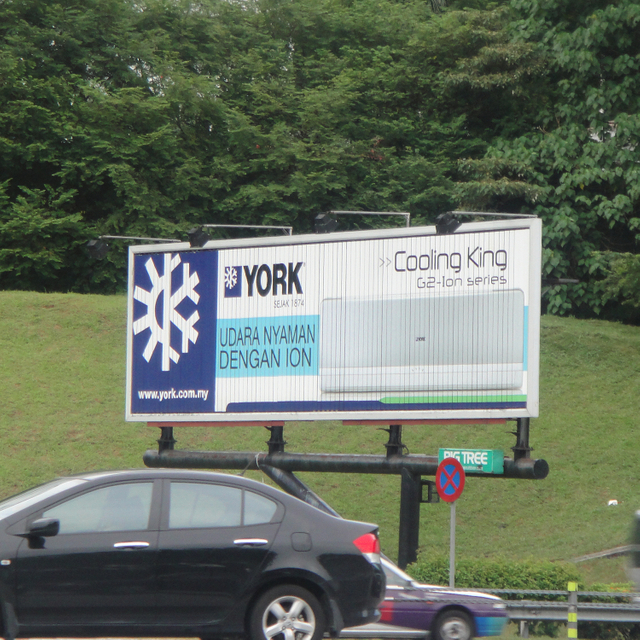 Etiqueta autoadhesiva para exteriores Publicidad Tri-vision Prisma Billboard