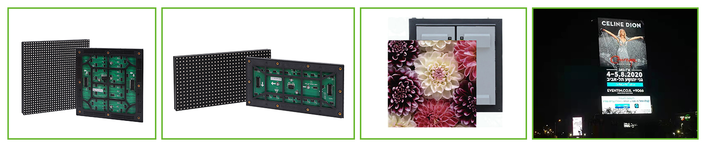 Pantalla LED SMD para gabinete de hierro para exteriores