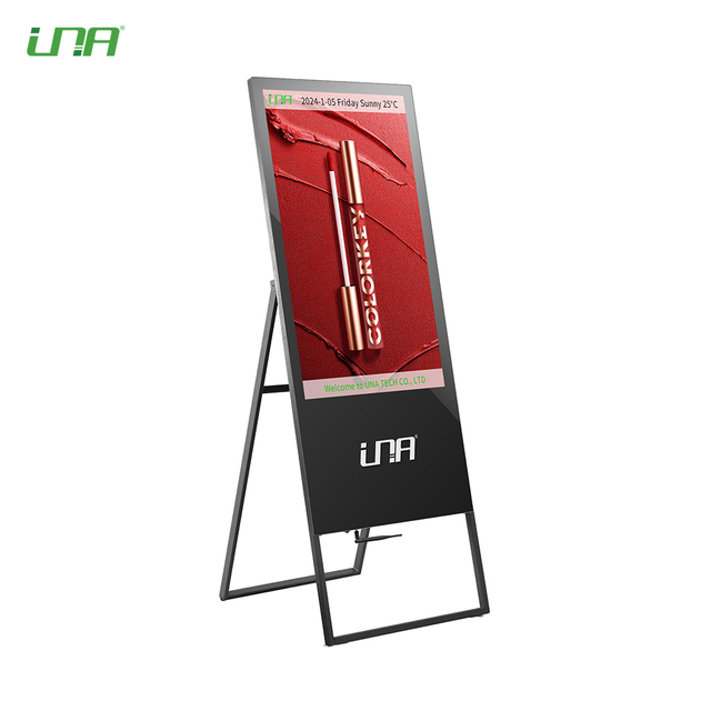 Información del hotel Pantalla de póster LCD de vídeo digital LED delgada