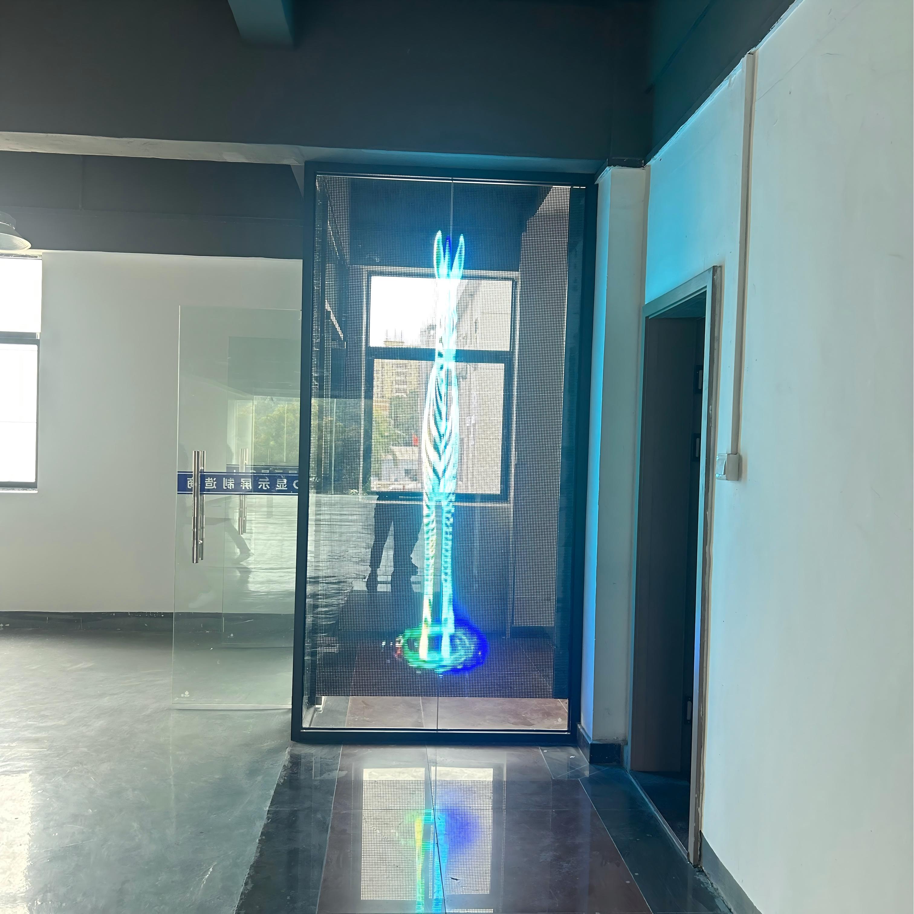 Mirando el futuro: pantalla de película LED holográfica 3D transparente con tecnología MIP