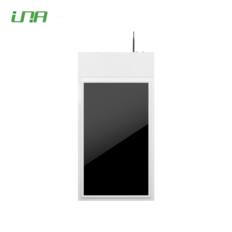 Pantalla LCD colgante de señalización de anuncios IPS de doble cara