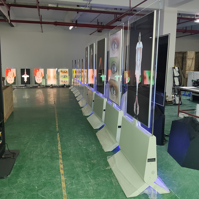 Señalización digital del vestíbulo del centro comercial del supermercado del vidrio de la red de Wifi