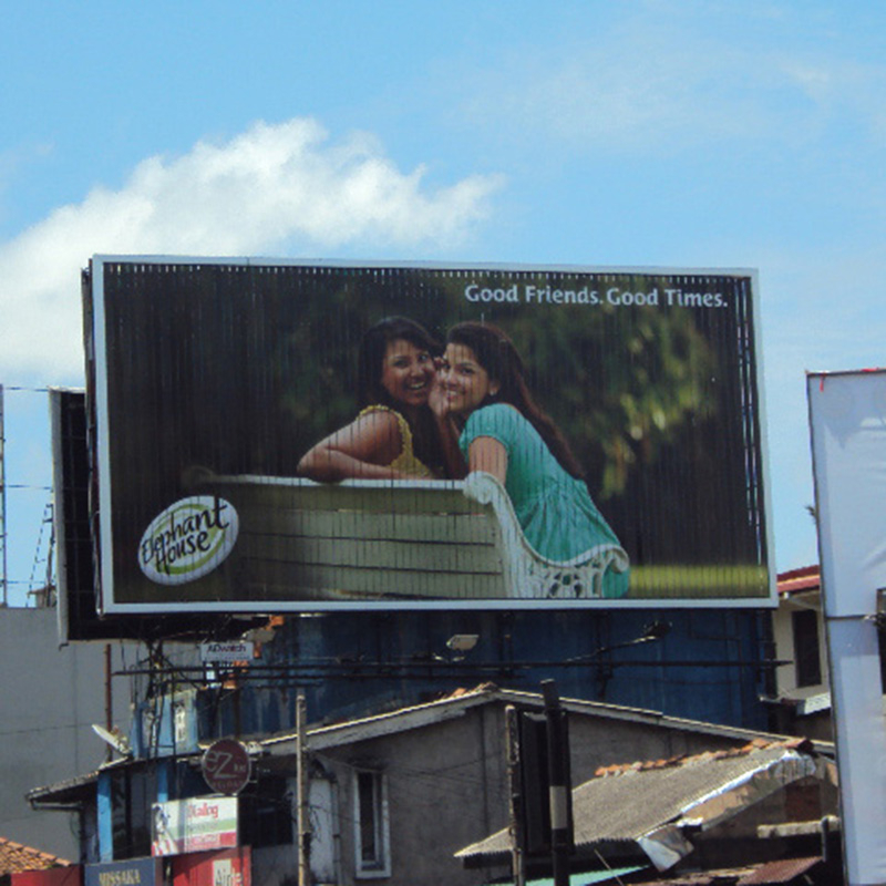 Etiqueta autoadhesiva para exteriores Publicidad Tri-vision Prisma Billboard