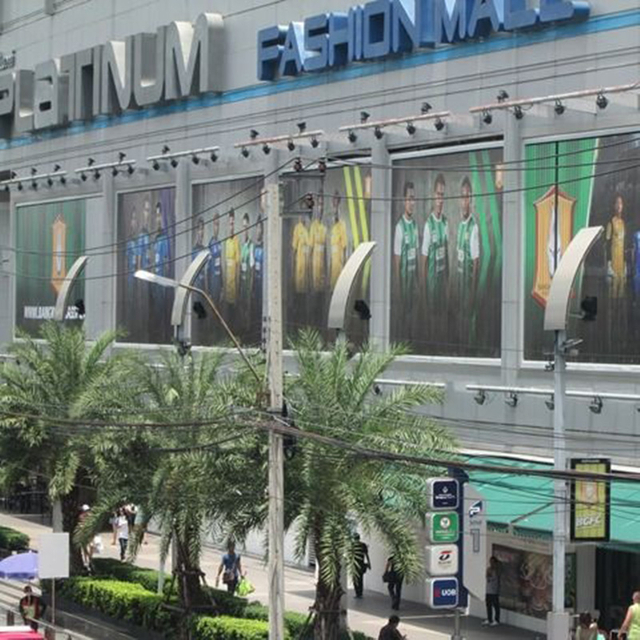 Cartelera giratoria Tri-Vision de vinilo autoadhesivo resistente al agua para edificios superiores