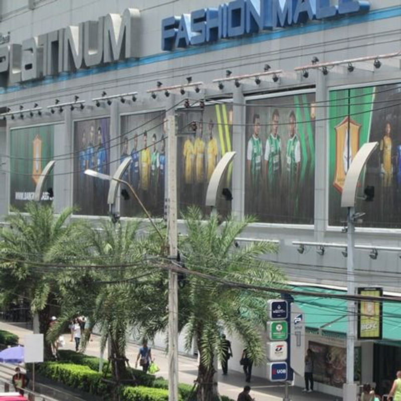 Cartelera giratoria Tri-Vision de vinilo autoadhesivo resistente al agua para edificios superiores