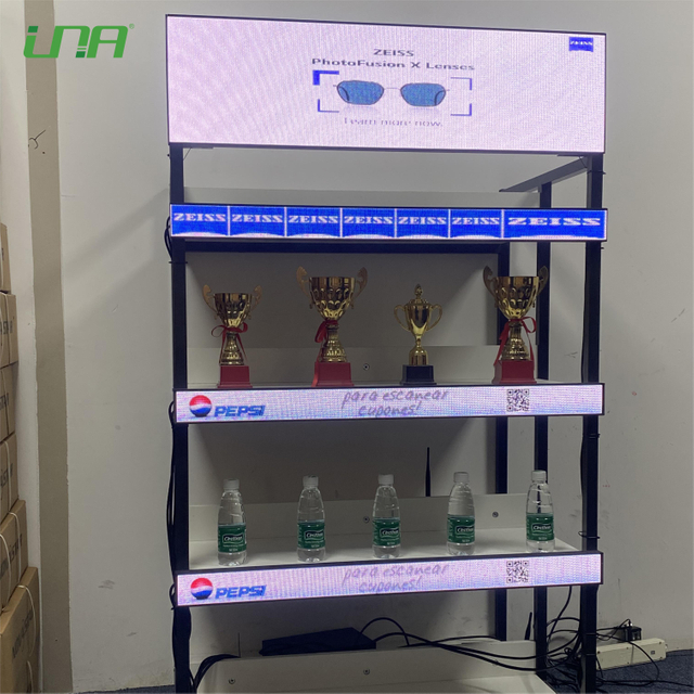 Pantalla de pantalla digital LED de LED de estante a todo color P1.5