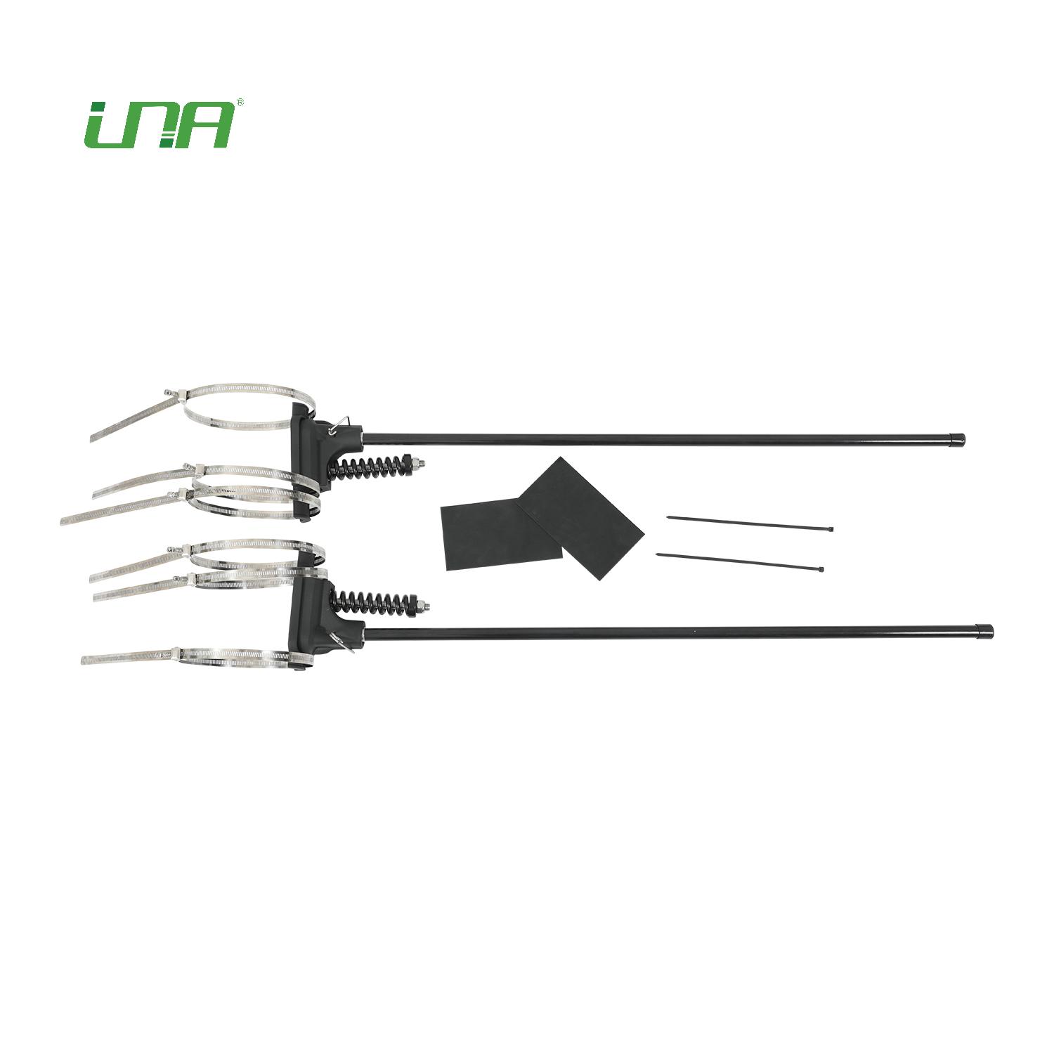 Luz resistente al viento Post Publicidad Pole de la calle Banner Clamp