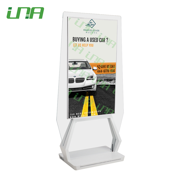 Pantalla de vídeo de señalización digital LCD de vidrio de información