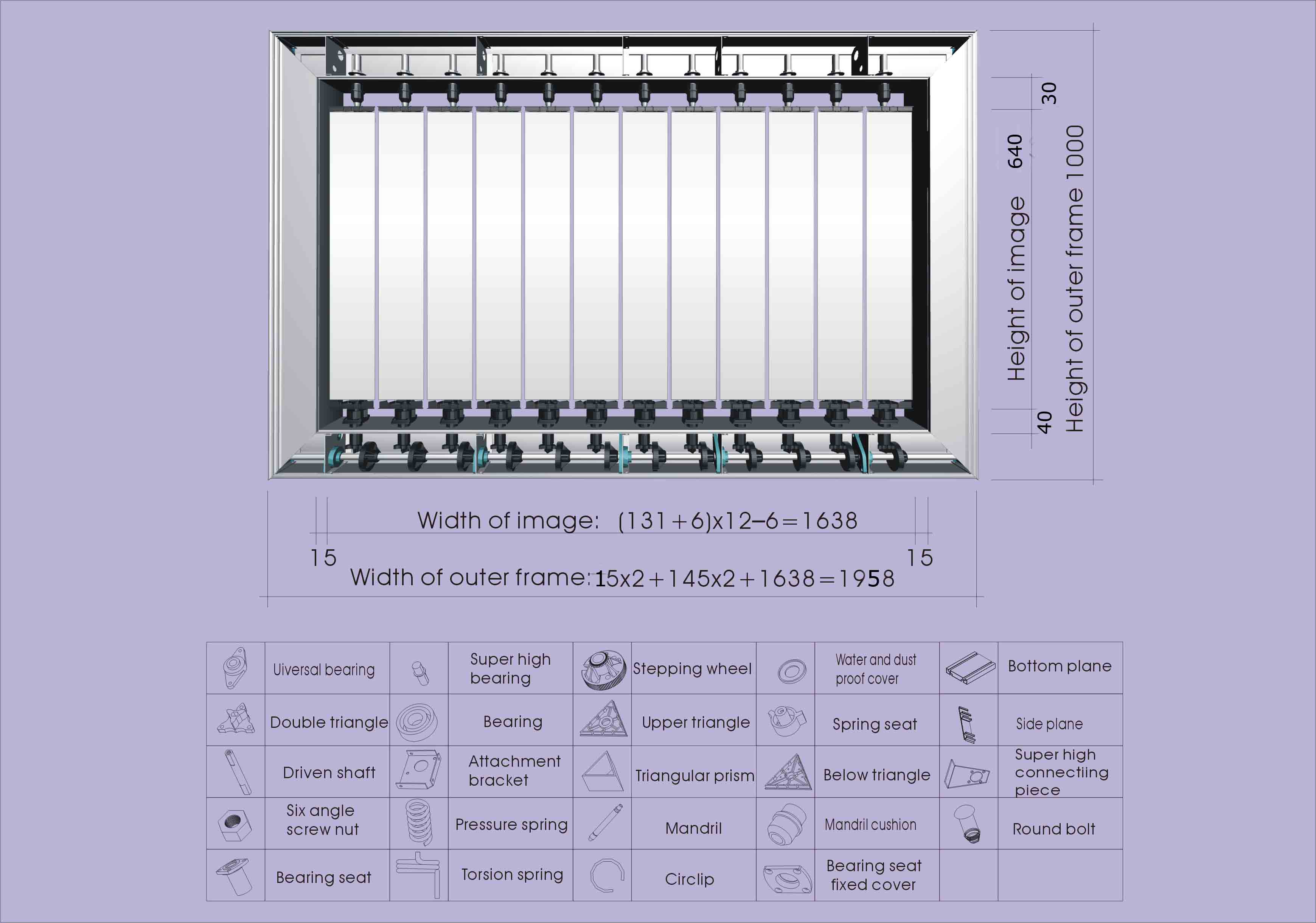 Especificaci&oacute;n de la valla publicitaria Tri-Vision