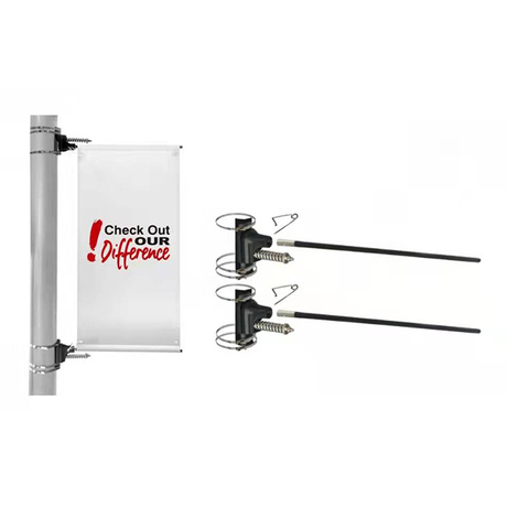 Lámpara de la calle Post Un lado Banner Hanging Fixer