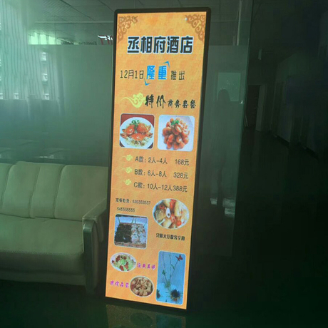 Panel de póster con pantalla de vídeo LED P4 portátil