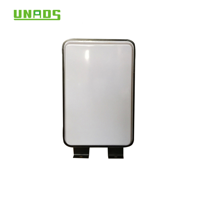 Colgante de la caja de luz de los anuncios de plástico de doble lateral de lado doble