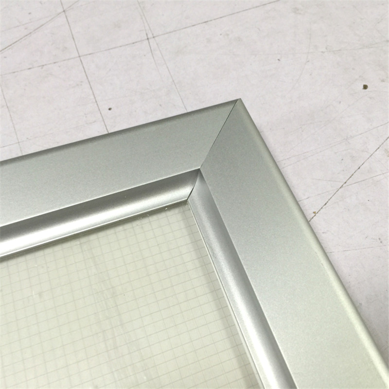 Panel acrílico Marco de aluminio a presión Caja de luz LED delgada