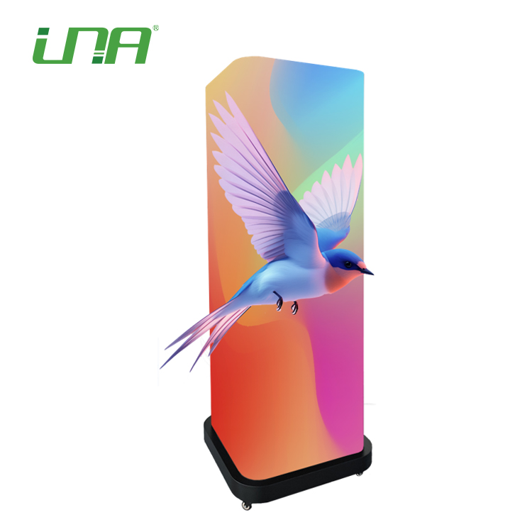 Pantalla de pantalla LED 3D de 4 lados sin pie independiente