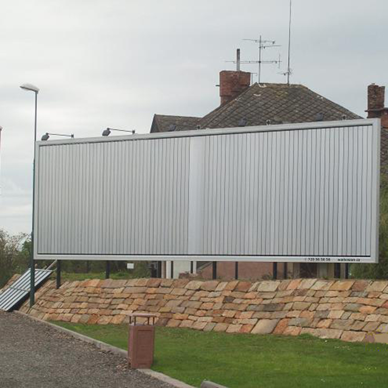 Publicidad exterior de vinilo montado en la pared con volteo de vallas publicitarias de tres prismas