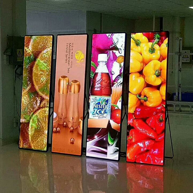 Pantalla de vídeo delgada plegable a todo color con pantalla LED P2