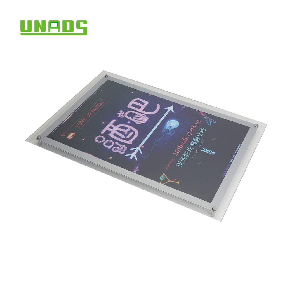 A2 Table de película retroiluminada de la mesa de cristal LED LED Box