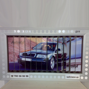 Cartelera enrollable Tri-Vision para publicidad en carretera resistente al viento