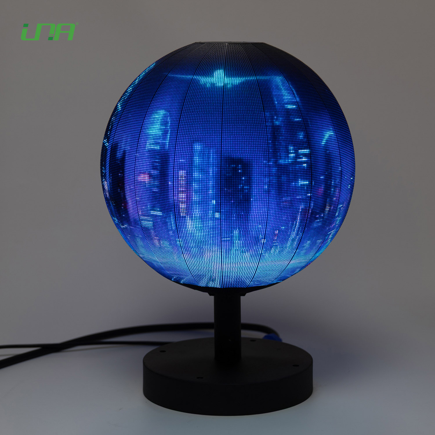 Mesa interior que coloca la pantalla LED de Digitaces de la esfera de la reproducción de vídeo 3D