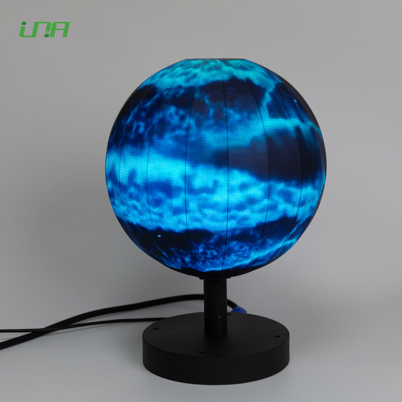 Pantalla digital LED esférica para interiores para publicidad promocional