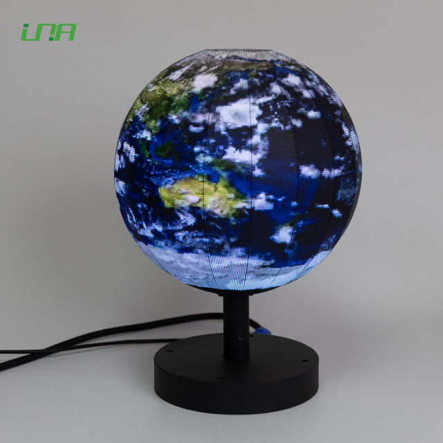 Mesa interior que coloca la pantalla LED de Digitaces de la esfera de la reproducción de vídeo 3D