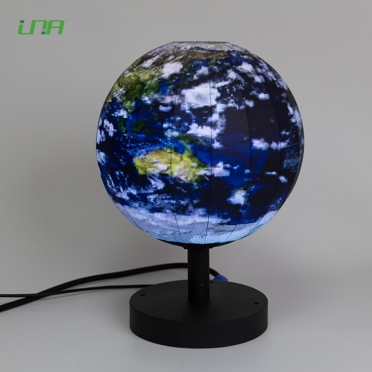 Pantalla digital LED esférica para interiores para publicidad promocional